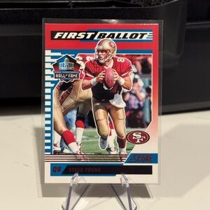🔥 2025 Panini Score Steve Young First Ballot HOF Card. San Francisco 49ers.